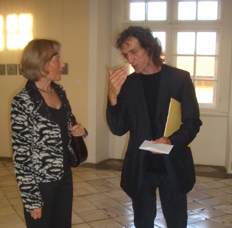 Prof. Fiala im Gespräch mit Ellen Solloch