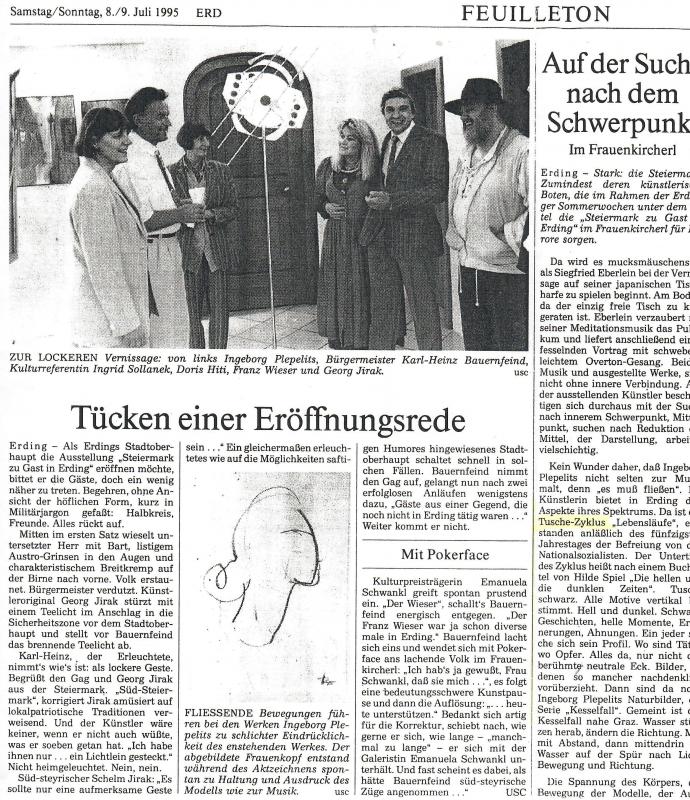 Ulf Schwager Süddeutsche Zeitung Feuilleton 10.05.95 /P1